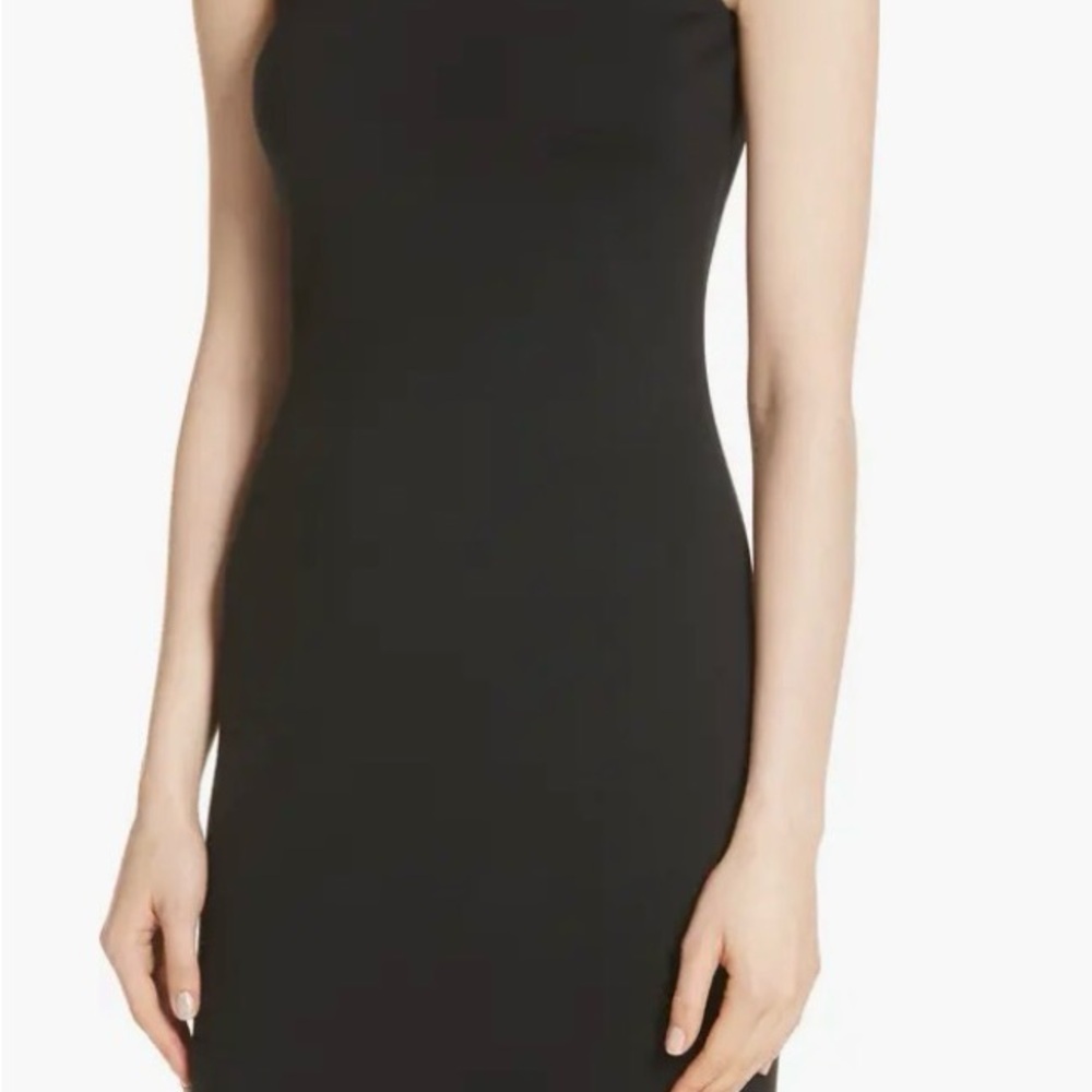 St. John Classic Black Sleeveless Dress